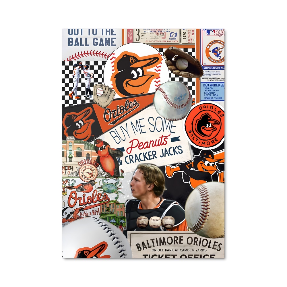Poster Orioles en Fête – affiche Baseball